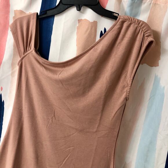 Free People FP Beach Cora Mini Dress in Pink / Tan Size Small - Picture 5 of 12